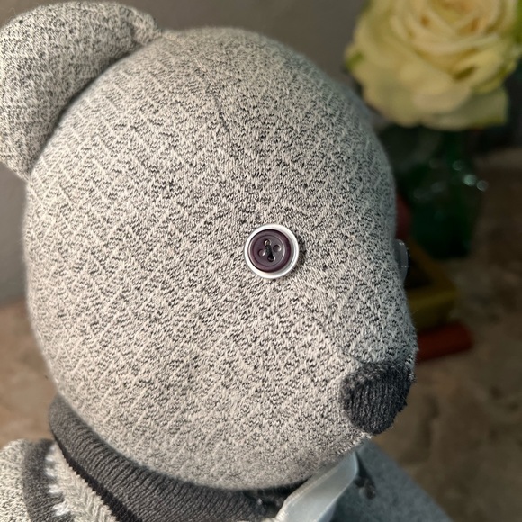 Teddy Bear Gray  Large 20" plush Personalized “ Lilly - Picture 8 of 9